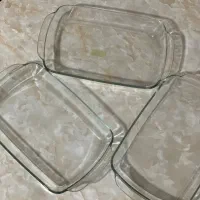 4مرغ خوری و 3 کاسه بزرگ پیرکس فرانسه