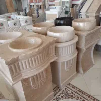 روشویی سنگی طبیعی|لوازم سرویس بهداشتی|ری, تقی آباد|دیوار