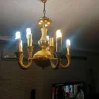لوستر ۱۰ شاخه ۲ عدد|لوستر و چراغ آویز|رشت, حسین آباد|دیوار