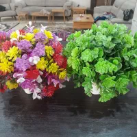 مجموع  ۶ عدد گل مصنوعی  نو عمده  فروش|گل مصنوعی|ملارد, |دیوار