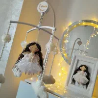 آویز تخت کودک و تابلو فرشته