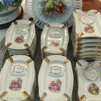 آبلیمو خوری مرمری ژاپن به همراه چایدان های ژاپنی|کلکسیون اشیاء عتیقه|تهران, شکیبا|دیوار