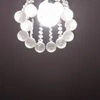 لوستر کنترل دار کم مصرف دارای سه حالت نور دهی|لوستر و چراغ آویز|اراک, |دیوار