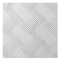 تایل سقفی گچی طرح حصیری  ۶۰× ۶۰