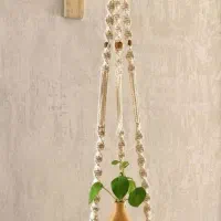 آویز گل مکرومه