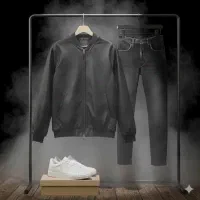 کاپشن مردانه چرم مدل UrbanStrike/خوش‌فرم و شیک|لباس|ایلام, |دیوار