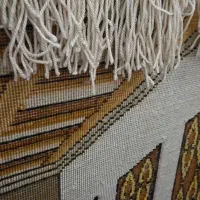تابلو فرش دستباف شام آخر ۹۰*۱۳۰ چله و کف ابریشم‌|تابلو فرش|تهران, شهرآرا|دیوار