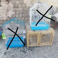 قفس فلزی و چوبی