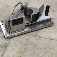 اسلایسر رو میزی دستی تمام استیل و خرد کن ورقه ای