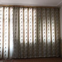 پرده پذیرایی و اتاق خواب