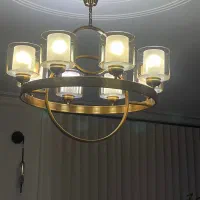 لوستر ۸ شعله و یک عدد دیواری