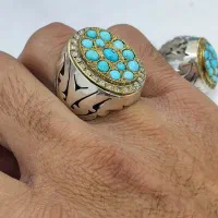 انگشتر نقره و فیروزه نیشابوری|جواهرات|نیشابور, سرآب کوشک|دیوار