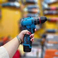 دریل شارژی 24 ولت 2 باتری براشلس با کیف طرح ماکیتا