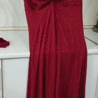 ماکسی اناری خوشرنگ اکلیل داردو تکه