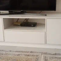 میز تلویزیون تمام mdf با روکش هاگلس بدون خط و خش