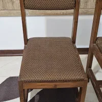 2عدد صندلی چوبی مخمل