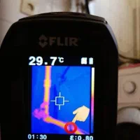 نشت یابی تصویری لوله کشی تعمیرات محل نشتی تشخیص