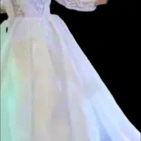 لباس عروس پر کلوش در حد نو