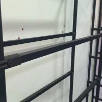 قفسه 4 طبقه قوطی فلزی مشکی|کتابخانه، شلف، قفسه‌های دیواری|اسلام‌شهر, شهرک واوان|دیوار