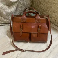 کیف اداری / روزمره چرم قهوه ای