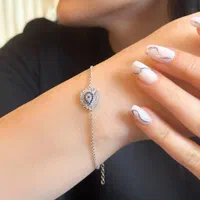 دستبند نقره قلب حلقه love ring بدون اجرت کارگاه|بدلیجات|تبریز, |دیوار