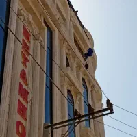 خدمات کار ارتفاع پیچ ورولپلاک برق نما طناب بندباز|خدمات پیشه و مهارت|اهواز, امانیه|دیوار