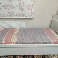 دو عدد تخت تک نفره به اضافه میز تحریر|تخت و سرویس خواب|اراک, |دیوار