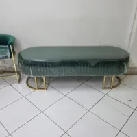 صندلی مخمل سالن زیبایی و پاف و پرده ی ست|صندلی و نیمکت|تهران, کوی فردوس|دیوار