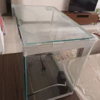 آکواریوم شیشه خم در حد نو...