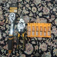 دسته جغجغه ای و قیچی ورق بر دینگی