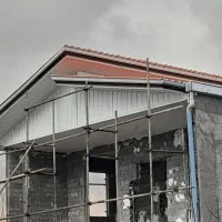 رنگ کاری ونقاشی ساختمان ورنگ کاری شیروانی نما لنبه