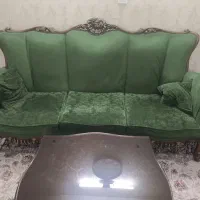 مبل کلاسیک 7 نفره کاملا سالم|مبلمان خانگی و میز عسلی|تهران, فلاح|دیوار