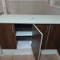 کابینت داخل لعابی درب ام دی اف هود و سینک و اُپن|آب‌چکان و نظم‌دهنده ظروف|قم, نخودی|دیوار