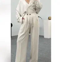 شومیز شلوار لنین نو