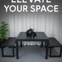 نیمکت و میز کافه و رستوران