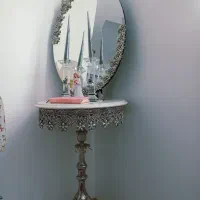 آینه و شمعدان و کنسول