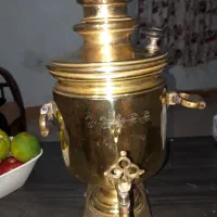 سماور روسی قدیمی زغالی|سماور، چایساز، قهوهساز|رشت, توشیبا|دیوار