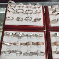 حلقه ست نقره حلقه نامزدی نقره|جواهرات|شیراز, شاهچراغ|دیوار