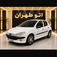 پژو ۲۰۶ تیپ ۲ مدل ۱۳۹۵ با لوازم نقد اقساط