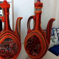 گلاب پاش یا پارچ سنتی گلیمی فرشی|صنایع دستی و سایر لوازم تزئینی|تهران, آذربایجان|دیوار