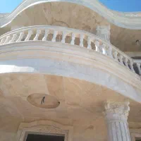 پیمانکاری. سنگ نما. رومی. ساده. رابیسکاری