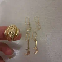 با ۵ درصد گوشواره  انگشتر طلا پلاک|جواهرات|زنجان, |دیوار