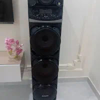 کارتن باند و اسپیکر ایستاده ایوا