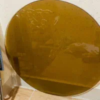 شیشه گرد دودی مخصوص نهار خوری کمجا