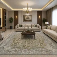 فرشواره 1200شانه سبز/کرم/فیلی حسینی آزادی