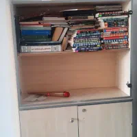 کتابخانه ۴ طبقه محکم وسالم|کتابخانه، شلف، قفسه‌های دیواری|اندیشه, شهرک المهدی|دیوار