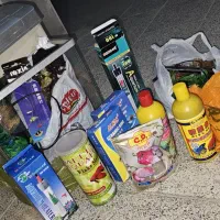 آکواریوم شیشه خم به همراه وسایل جانبی