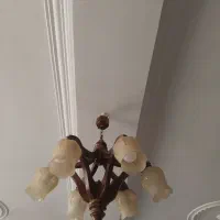 لوستر چوبی سالم|لوستر و چراغ آویز|بم, |دیوار