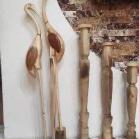 تولیدی مجسمه چوبی لک لک