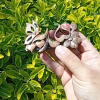 گلسر چوبی دست ساز اسم زیبای مهدیه